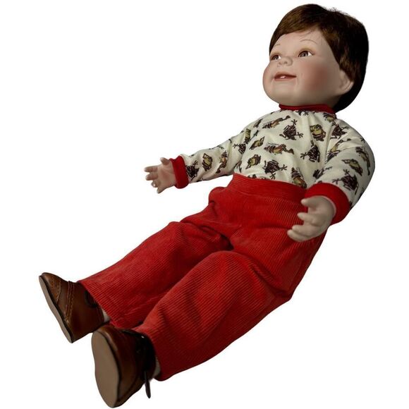 Ashton Drake's Looney Tunes Little Tornado Porcelain Themed Doll Vintage - Picture 2 of 9